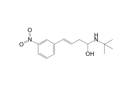 1-(t-Butylamino)-4-(3'-nitrophenyl)but-3-en-1-ol