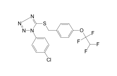 4-(([1-(4-Chlorophenyl)-1H-tetraazol-5-yl]sulfanyl)methyl)phenyl 1,1,2,2-tetrafluoroethyl ether