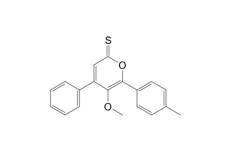 beta-(beta-Hydroxy-alpha-methoxy-p-methylstyryl)thiocinnamic acid, delta-lactone