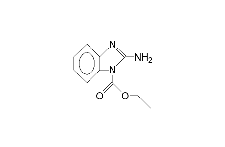 2-amino-1-benzimidazolecarboxylic acid, ethyl ester