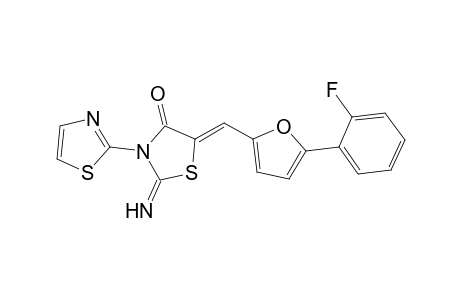 5'-[5-(2-Fluoro-phenyl)-furan-2-ylmethylene]-2'-imino-[2,3']bithiazolyl-4'-one