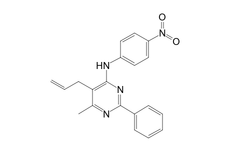 5-Allyl-6-methyl-N-(4-nitrophenyl)-2-phenyl-4-pyrimidinamine