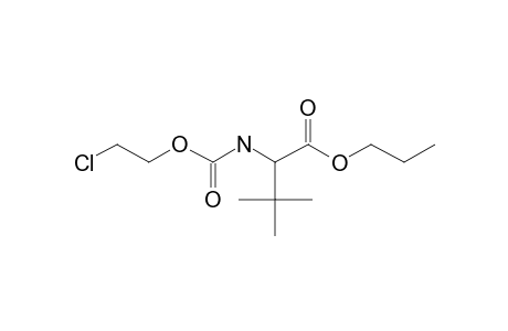 Tert-leucine, N-(2-chloroethoxycarbonyl)-, propyl ester