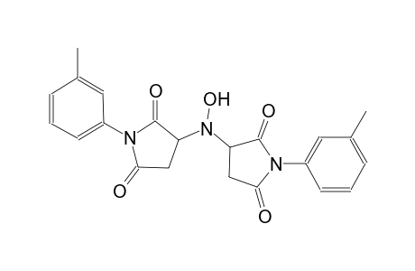 3-{hydroxy[1-(3-methylphenyl)-2,5-dioxo-3-pyrrolidinyl]amino}-1-(3-methylphenyl)-2,5-pyrrolidinedione