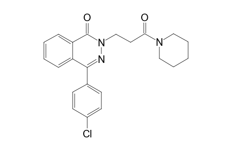 4-(4-chlorophenyl)-2-[3-oxo-3-(1-piperidinyl)propyl]-1(2H)-phthalazinone