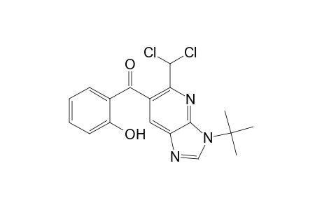 {3-tert-Butyl-5-(dichloromethyl)-3H-imidazo[4,5-b]pyridine-6-yl}(2-hydroxyphenyl)methanone