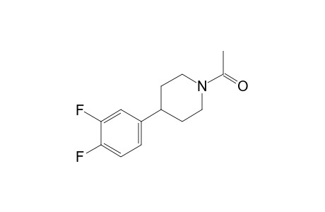 4-(3,4-Difluorophenyl)piperidine, N-acetyl-