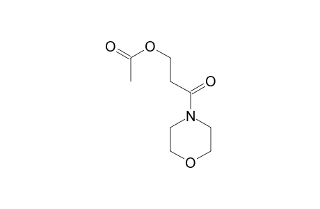 3-morpholino-3-oxopropyl acetate