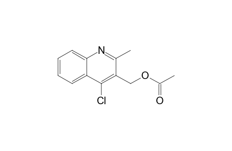 (4-chloranyl-2-methyl-quinolin-3-yl)methyl ethanoate