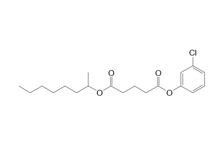 Glutaric acid, 3-chlorophenyl 2-octyl ester