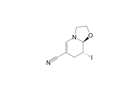 1-Iodo-3-cyanotetrahydropyridino[1,2-a]oxazolidine