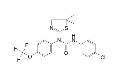 urea, N'-(4-chlorophenyl)-N-(4,5-dihydro-5,5-dimethyl-2-thiazolyl)-N-[4-(trifluoromethoxy)phenyl]-