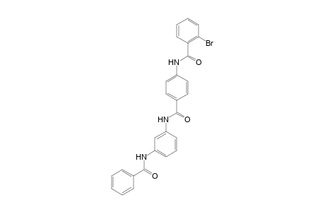 N-(3-benzamidophenyl)-4-(2-bromobenzamido)benzamide
