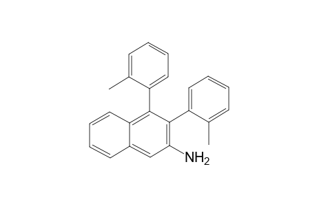 3,4-Bis(2-methylphenyl)naphthalen-2-amine