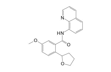 5-Methoxy-N-(quinolin-8-yl)-2-(tetrahydrofuran-2-yl)benzamide