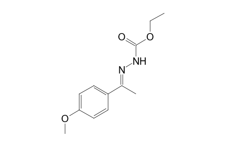 3-(p-methoxy-α-methylbenzylidene)carbazic acid, ethyl ester