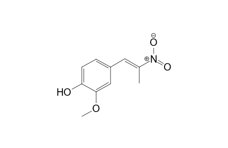 4-Hydroxy-3-methoxy-.beta.-methyl-.beta.-nitrostyrene