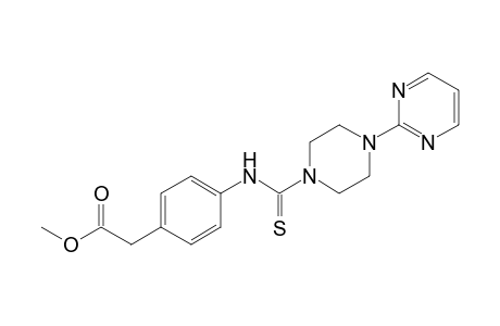 Methyl [4-({[4-(2-pyrimidinyl)-1-piperazinyl]carbothioyl}amino)phenyl]acetate