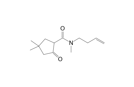 N-but-3-enyl-2-keto-N,4,4-trimethyl-cyclopentanecarboxamide