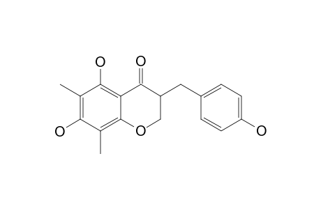 4',5,7-TRIHYDROXY-6,8-DIMETHYLHOMOISOFLAVANONE