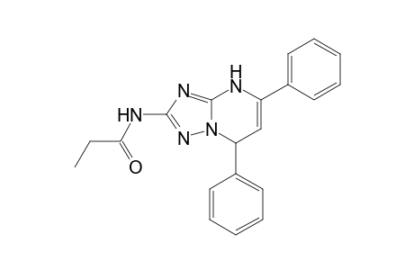 N-(5,7-diphenyl-4,7-dihydro[1,2,4]triazolo[1,5-a]pyrimidin-2-yl)propanamide