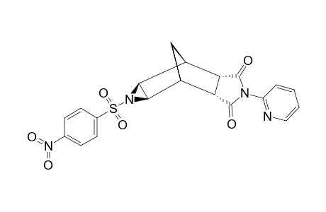 3-PARA-NITROPHENYLSULFONYL-8-(2-PYRIDYL)-3,8-DIAZATRICYCLO-[5.3.1.0-(2.4-EXO).0-(6.10-ENDO)]-UNDECANE-7,9-DIONE