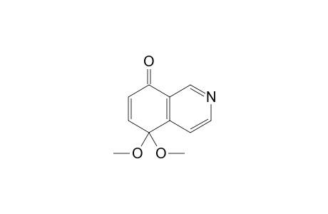 5,5-Dimethoxy-5,5-dihydro-8-isoquinolinone