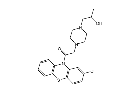 2-CHLORO-10-{[4-(2-HYDROXYPROPYL)-1-PIPERAZINYL]ACETYL}PHENOTHIAZINE