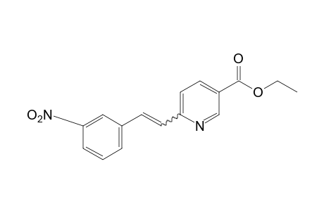 6-(m-Nitrostyryl)nicotinic acid, ethyl ester