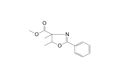 Methyl 4,5-dimethyl-2-phenyl-4,5-dihydro-1,3-oxazole-4-carboxylate