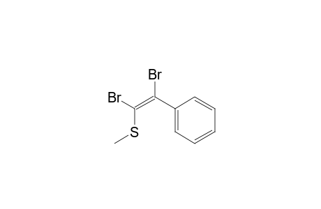 (E and Z)-1,2-Dibromo-2-phenyl-1-(methylthio)ethene