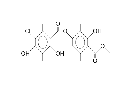 5-CHLORO-4-O-DEMBARSAEURE-METHYLESTER