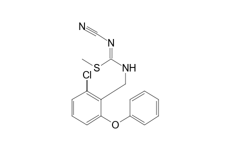 3-(2-chloro-6-phenoxybenzyl)-1-cyano-2-methyl-2-thiopseudourea