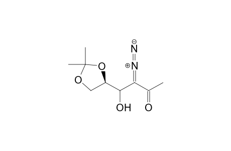 2,2-Dimethyl-5-(1-hydroxy-2-diazo-3-oxobutyl)-1,3-dioxacyclopentane