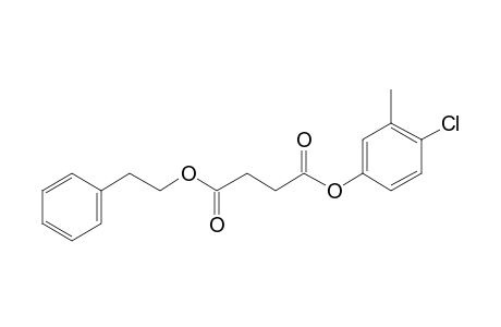 Succinic acid, 4-chloro-3-methylphenyl phenethyl ester