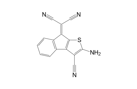 2-Amino-4-(dicyanomethylene)-4H-indeno[2,3-b]thiophene-1-carbonitrile