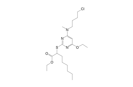 ETHYL-2-(4-[(4-CHLORO-BUTYL)-(METHYL)-AMINO)-6-ETHOXY-PYRROLIDIN-2-YLTHIO]-OCTANOATE