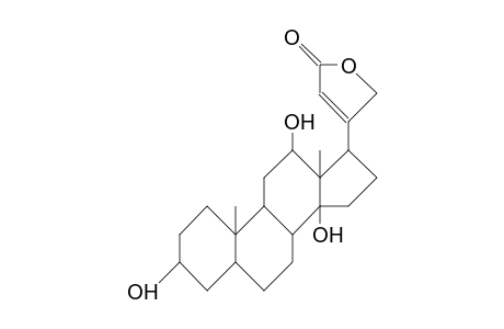 17b-(2,5-Dihydro-5-oxo-3-furyl)-5b,14b-androstane-3b,12b,14-triol