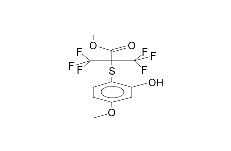 6-(2-METHOXYCARBONYL-1,1,1,3,3,3-HEXAFLUOROPROP-2-YLTHIO)-3-METHOXYPHENOL