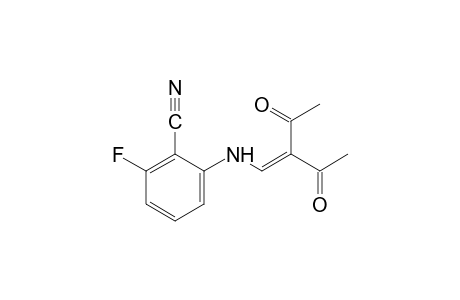 N-(2-acetyl-3-oxo-1-butenyl)-6-fluoroanthranilonitrile