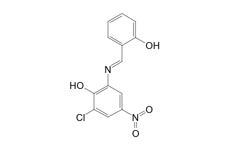 2-Chloro-6-(2-hydroxybenzylideneamino)-4-nitrophenol