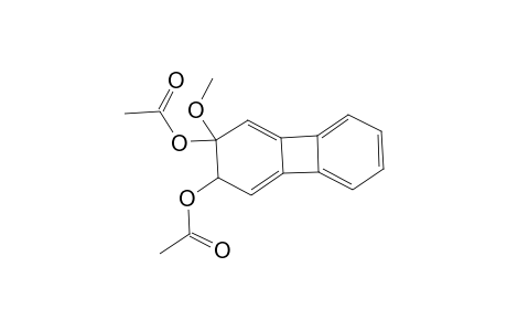 3-(Acetyloxy)-2-methoxy-2,3-dihydro-2-biphenylenyl acetate