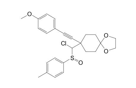 8-[Chloro(p-tolylsulfinyl)methyl]-8-[(4-methoxyphenyl)ethynyl]-1,4-dioxaspiro[4,5]decane