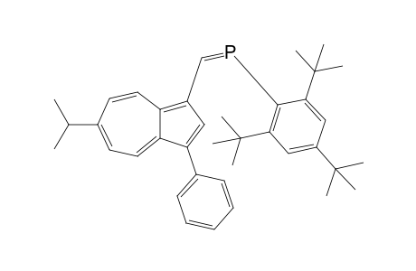 (E)-2-(6-Isopropyl-3-phenyl-1-azulenyl)-1-(2,4,6-tri-t-butylphenyl)phosphaethene