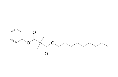 Dimethylmalonic acid, 3-methylphenyl nonyl ester