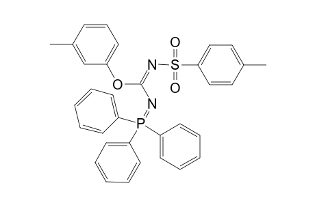 3-Methylphenyl-N-(p-methylphenyl)sulfonyl]-N-(triphenylphosphoranylidene) imidocarbamate