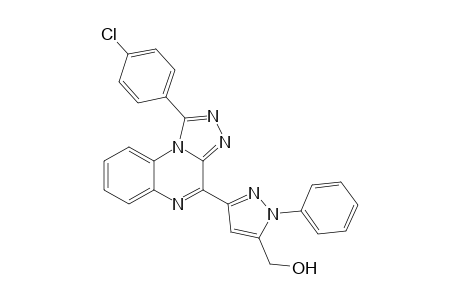 [1-(4'-Chlorophenyl)-4-(hydroxymethyl)-1-phenylpyrazol-3-yl]-(1,2,4)triazolo[4,3-a]qinoxaline