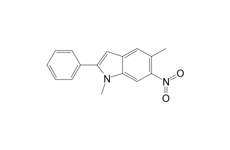 1,5-Dimethyl-6-nitro-2-phenylindole