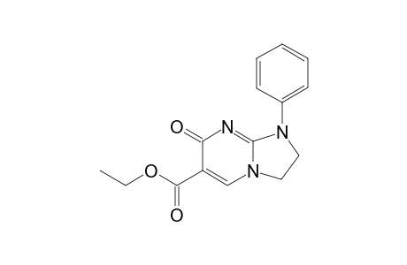 ETHYL-1-PHENYL-7(1H)-OXO-2,3-DIHYDROIMIDAZO-[1,2-A]-PYRIMIDINE-6-CARBOXYLATE