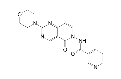 3-pyridinecarboxamide, N-(2-(4-morpholinyl)-5-oxopyrido[4,3-d]pyrimidin-6(5H)-yl)-